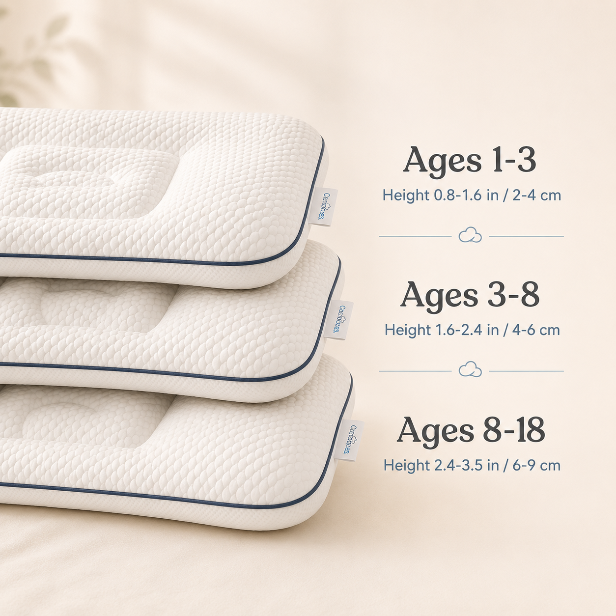 Cremores™ AirKid Pillow - Sleep Soft, Dream Deep