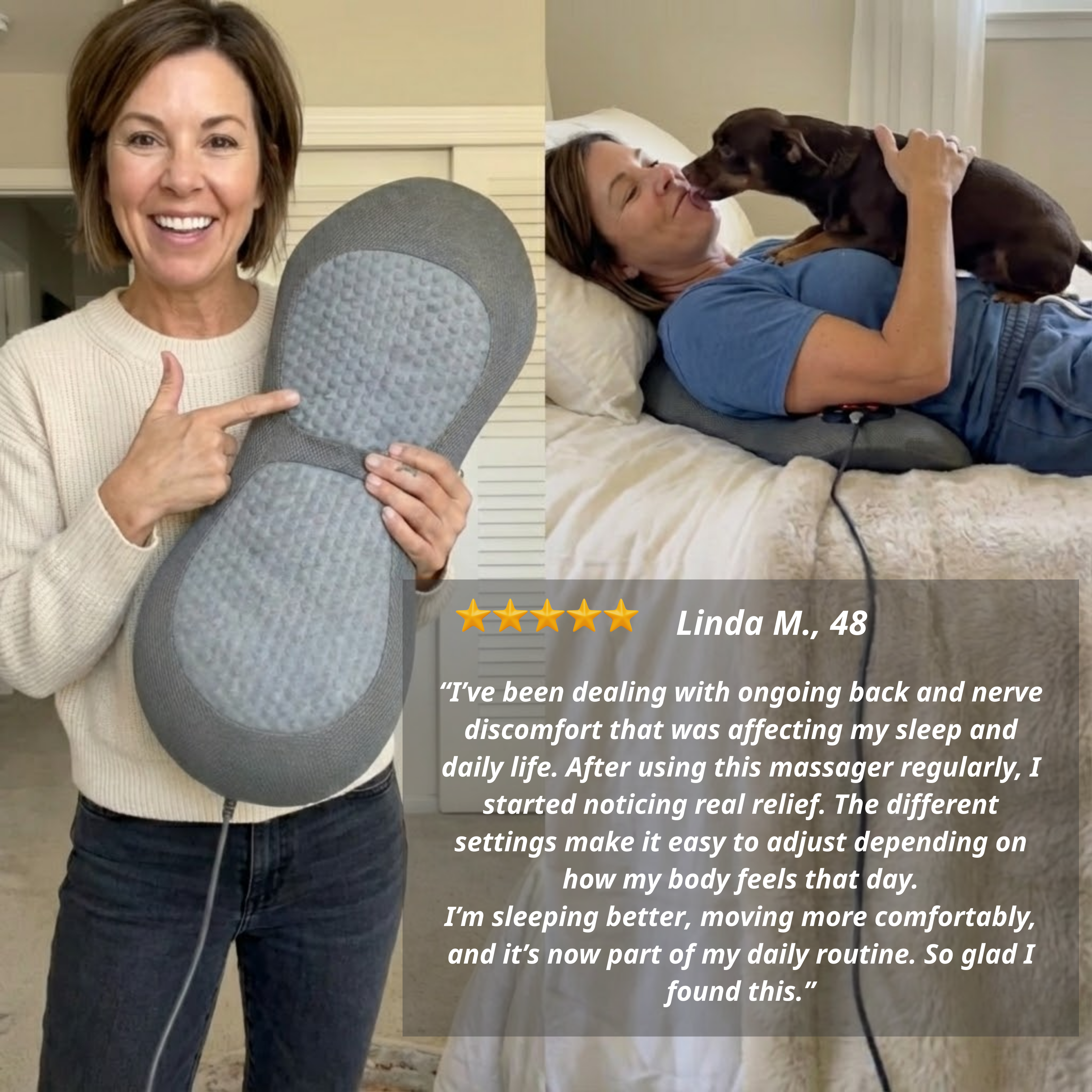 CreMores™ - Triple Fusion Back Massager